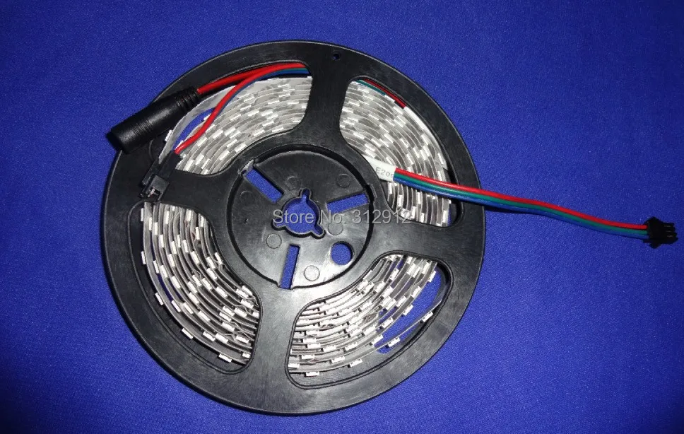 4 м DC5V WS2812B привело пикселей Srip, не водонепроницаемый, 60 шт. WS2812B/м с 60 пикселей; Белый печатной платы, только 4PIN