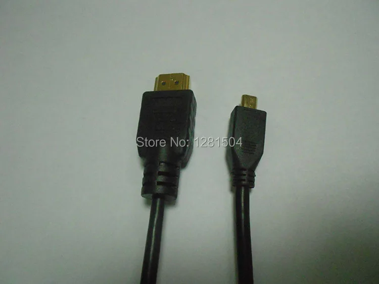 3 м Micro HDMI к HDMI 1,4 Кабель-адаптер для iPhone X/iphone Sumsung/htc/Motorola/sony Ericsson 230 шт. DHL/FedEx