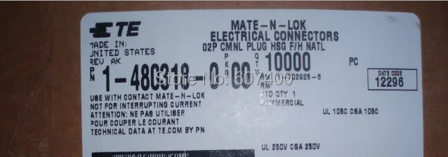 1-480318-0 разъем CONN 2 POS MATE-N-LOK TYCO Корпуса TE AMP разъемы клеммы новые и оригинальные детали