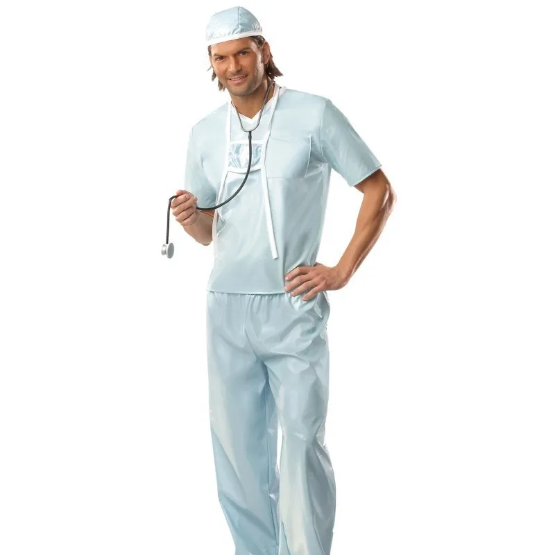 Da Uomo Dottore Scrubs CHIRURGO medican Costume