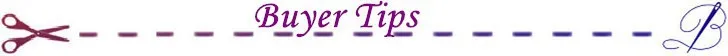 Buyer Tips