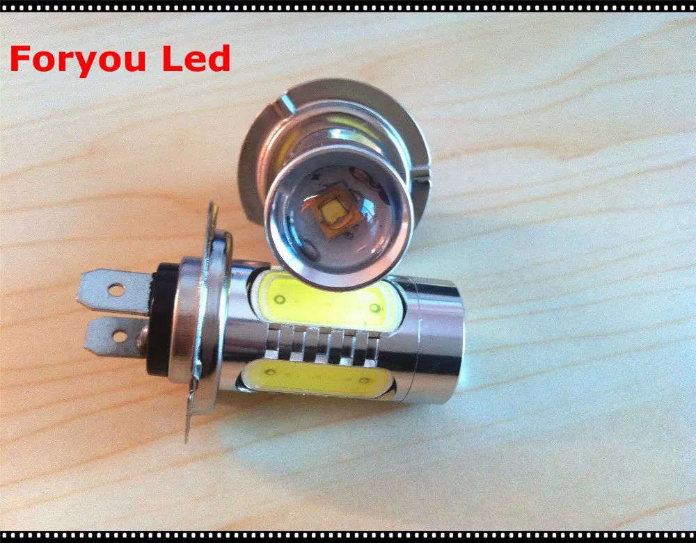 2X H7 Q5 CREE чипы 5 SMD светодиодный ампулы лампе Feux de Brouillard светомузыка Blanc 11 W