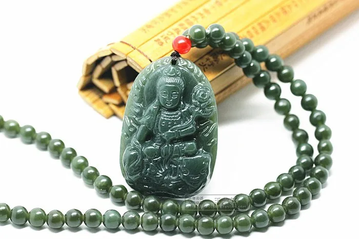 Медальон hetian jade samantabhadra кулон «Бодхисаттва» Зодиак является змеей в этой жизни буддийский патрон святого