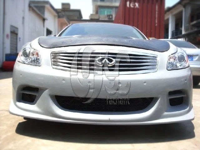 FRP стекловолокно TS Стиль переднего бампера подходит для 2007-2010 Infiniti G35 G37 4D Седан