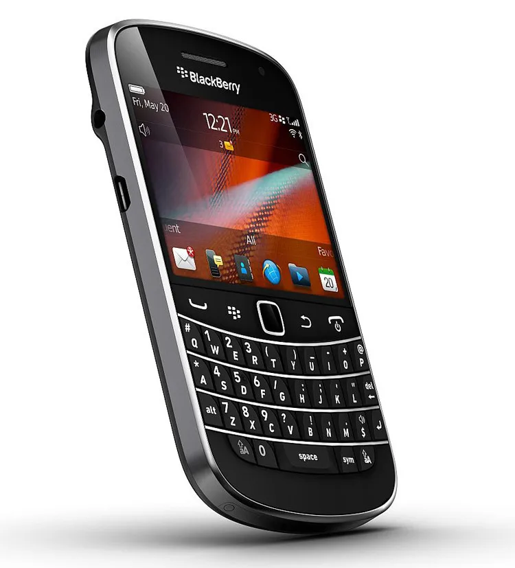 Отремонтированный Blackberry 9900 Bold Touch разблокированный 3g Смартфон QWERTY+ сенсорный экран 2,8 дюйма, WiFi, gps, МП