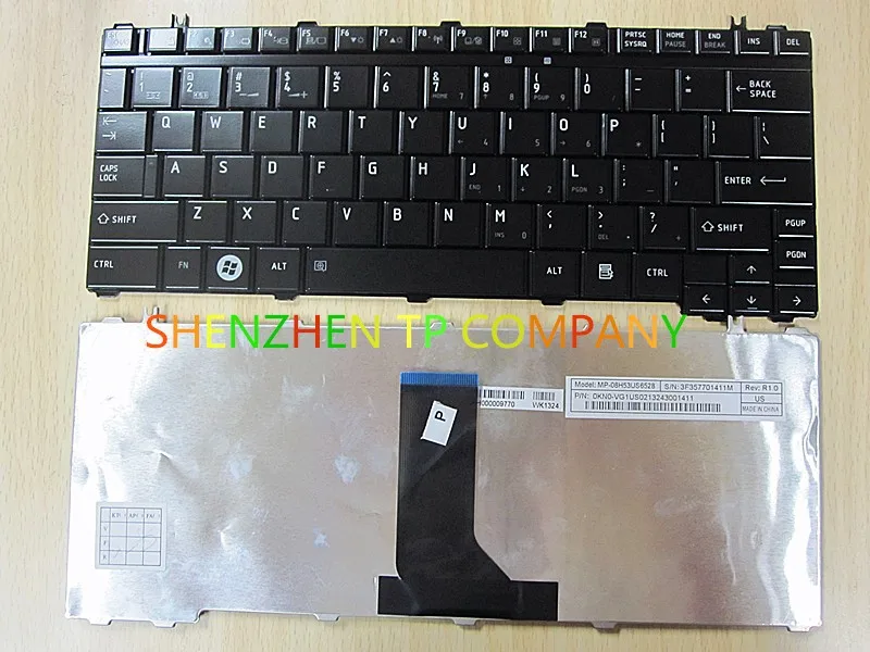 Фирменная Новинка для Toshiba Satellite M832 M800 M900 T130 T131 T132 T133 T135 U400 U500 us клавиатура ноутбука черная глянцевая