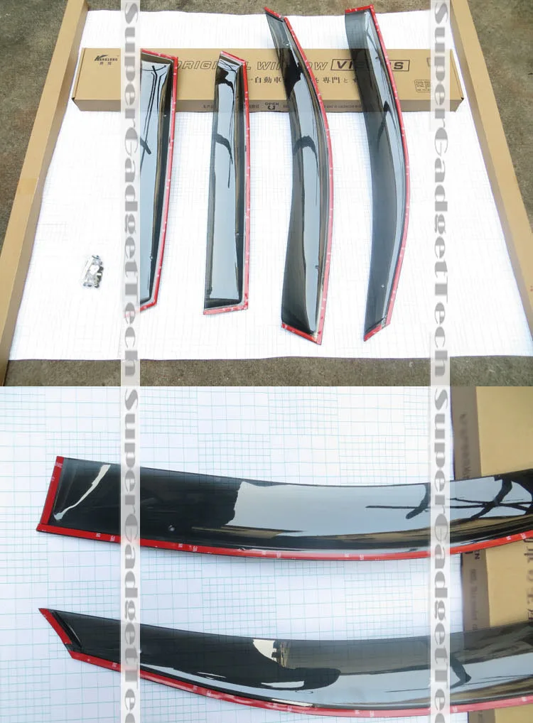 Jinke 4 шт. лезвия боковые окна Дефлекторы двери солнцезащитный козырек щит для Toyota Verso EZ 2011