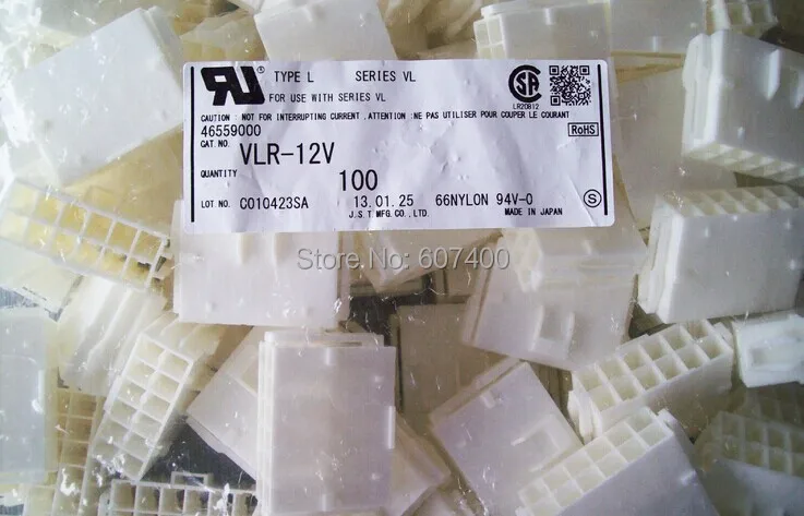 VLR-12V Conn. RCPT HOUSNG 12POS VL серии JST Соединители Клеммы корпуса новые и оригинальные запчасти