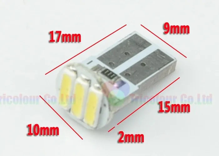 AutoEC T10 W5W 7014 3smd светодиодный T15 158 168 192 193 194 2825 авто инструмент светодиодный цоколь, лампы освещения лампы 12 v 300x# LB74