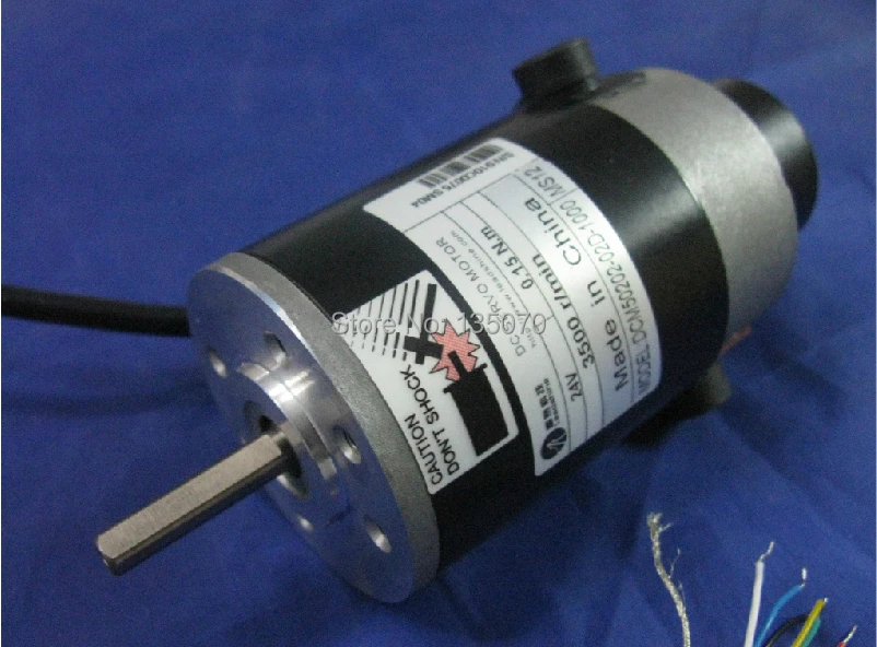 Leadshine DCM50202-02D-1000 50 Вт матовый Серводвигатель постоянного тока; 1000-линейный энкодер