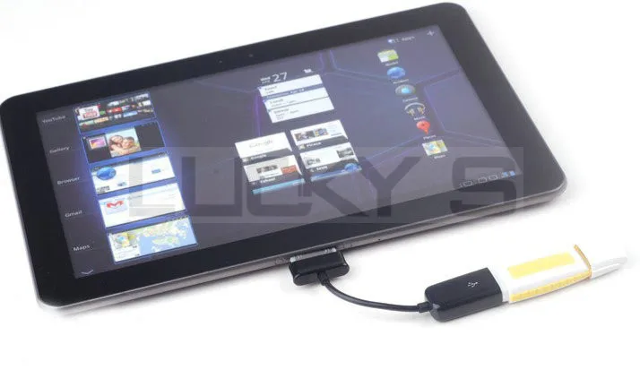 7 в 1 для Samsung Galaxy Tab 2 10,1 P5100 P5110 P7500 P7510 Смарт планшет из искусственной кожи чехол 360 Вращающийся + микро OTG + USB кабель