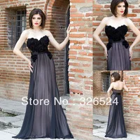 New arrivals prom dress 2014 formal dresses evening wear black sweetheart party formal dress BS198