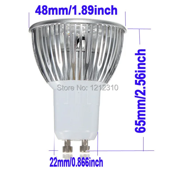 8 шт./лот AC110V/220 В gu10 3*3 9 Вт светодиодные лампы светодиодные фары высокой Мощность LED лампа Теплый/холодный белый Бесплатная доставка