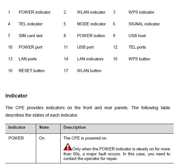 Huawei B593s-12 4 аппарат не привязан к оператору сотовой связи FDD 800/900/1800/2100/2600 МГц Мобильный маршрутизатор/шлюз