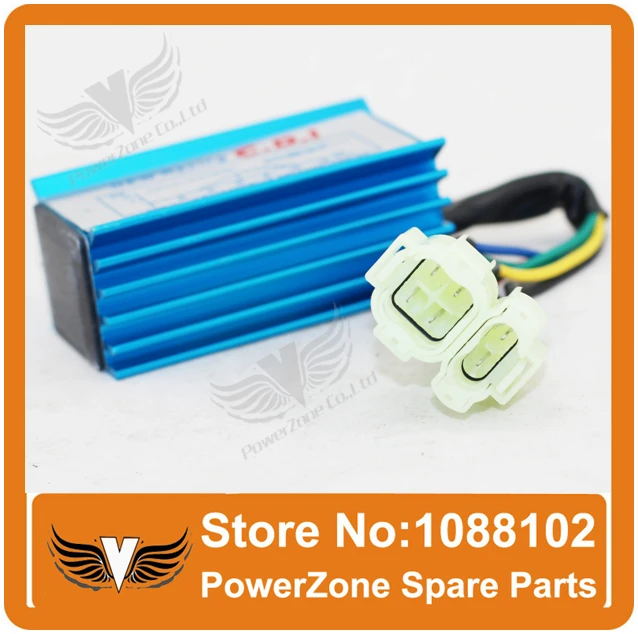 Гоночный AC 6pin 4+ 2 штифта CDI подходит для GY6 125cc 150cc AC пожарный Мотоцикл Скутер ATV Quad Go Kart Багги