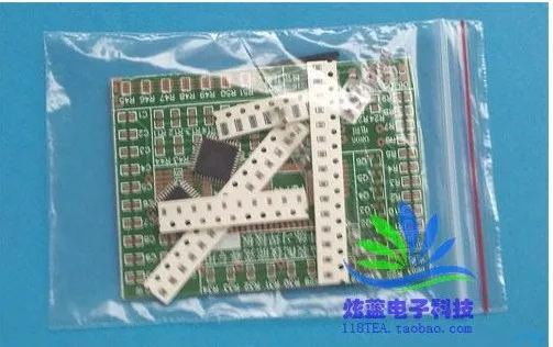 Бесплатная доставка! 10 шт. 2017 smd-компонентов пайки практика доска с 75 шт. SMD внутри