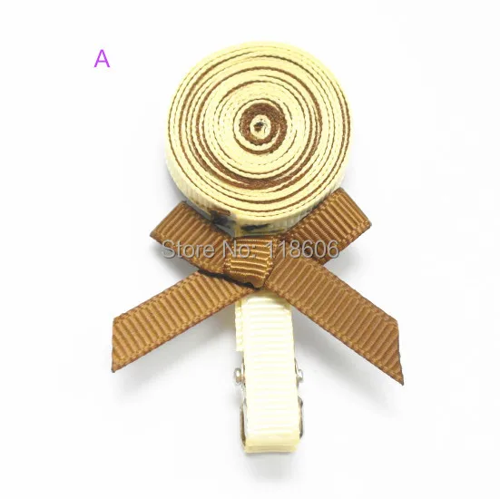 cute Lollipop ribbon sculpture hair bow for Kid2.jpg