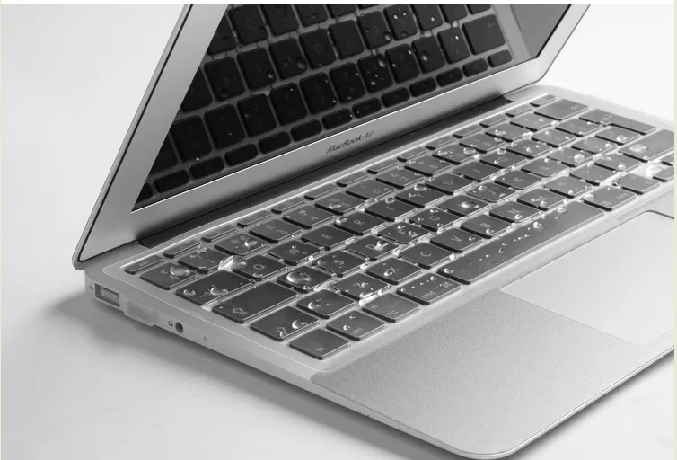 XSKN для A1932 Macbook Air 13 дюймов с Touch ID(+) Ультра тонкий Ясно клавиатуры Обложка протектор Мягкий чехол из искусственной кожи, макет США