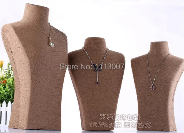 Высокое качество манекен Цепочки и ожерелья Jewelry Подвеска Дисплей стенд show украсить манекен для украшений