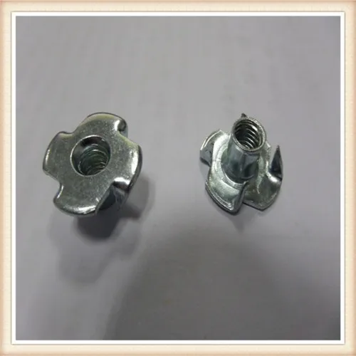 100 шт. сталь с белым цинковым покрытием M5 зубец гайка т