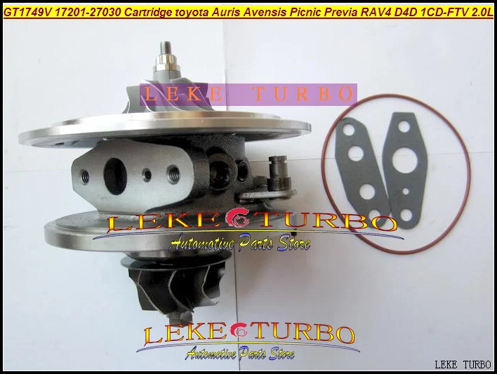 TURBO Turbocharger Cartridge CHRA 17201-27030 721164-0003 For TOYOTA Auris Avensis Picnic Previa RAV4 D4D 021Y 2.0L TD 1CD-FTV (2)