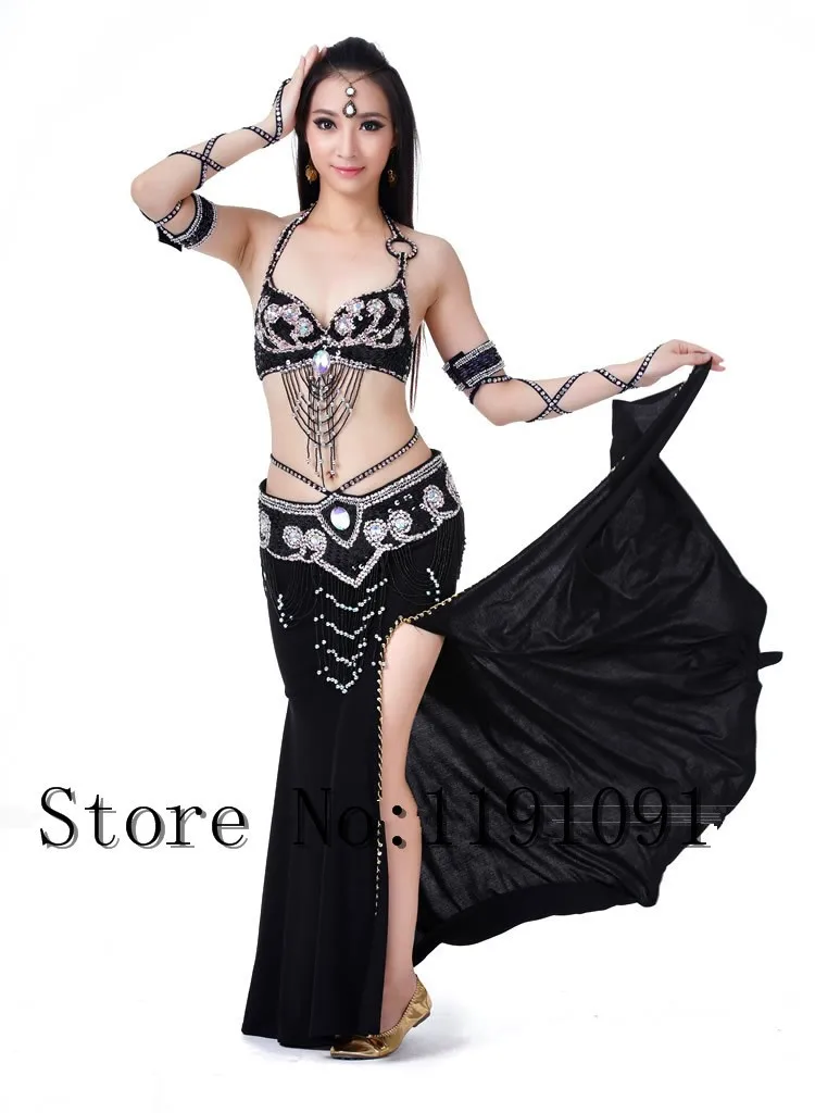 Одежда для индийского беллиданса, 3 компл. Размера S / M / L, 10 цветов 700#
