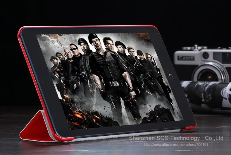 KISSCASE три раза Стенд кожаный флип чехол для IPad Mini 1 2 3 защитный чехол Аксессуары для планшетов полный защитный чехол с петлей