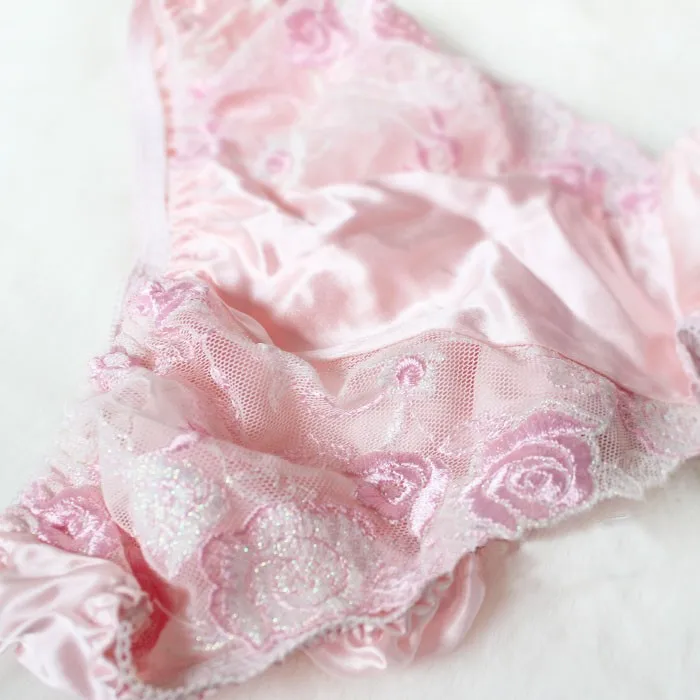 100% silk fresh lace embroidery bra set,100% natural silk bra&brief sets,pure silk double faced health underwear with wire plus size bra and panty sets