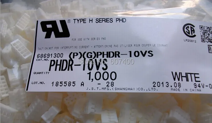Phdr-10vs CONN ЖИЛЬЕ PhD 10pos 2 мм двойной белого цвета Инструменты для наращивания волос терминалы жилья новое и оригинальное части