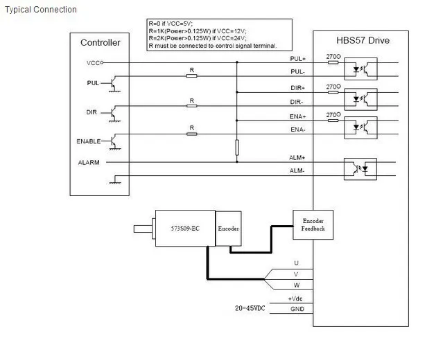HBS57+ 573HBM20-1000 Leadshine Гибридный сервопривод и мотор leadshine сервомотор