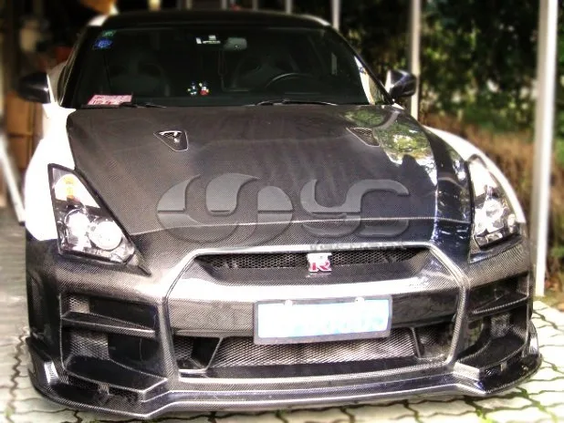 FRP Волокно Стекло bse Стиль передний бампер подходит для 2008-2013 Nissan R35 GTR