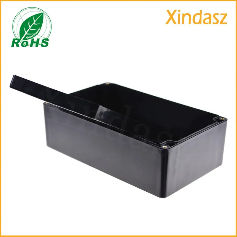 Black Plastic project enclosures (2)