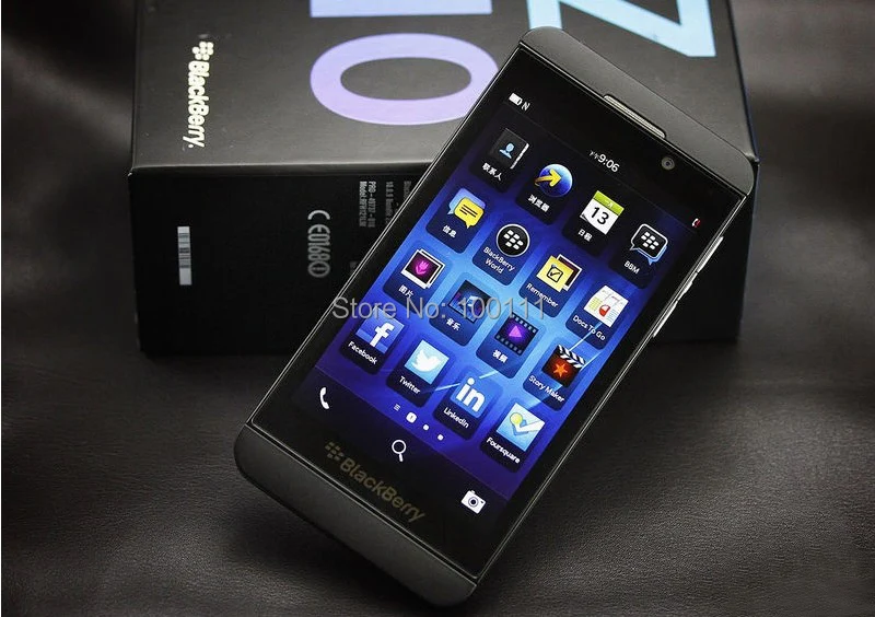 И открыл BlackBerry Z10 сотовые телефоны телефон 4,2 емкостный сенсорный экран, 8MP камеры