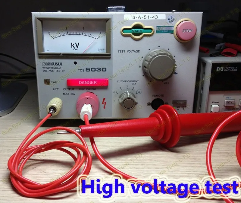 5 м ультра мягкого силикона Тесты линия/кабель, 14 AWG 2.0 кв, 3kv,-65C~ 200C Ультра Flexiable силиконовый кабель, 5 цветов, каждый цвет 1 м