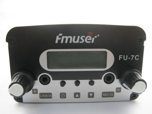 FMUSER FU-7C CZH-7A 7 Вт вещания передатчик FM радиостанция идет с адаптер питания