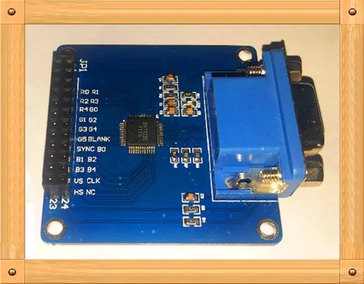 Бесплатная доставка! ADV7123 модули/VGA дисплей модуль/RGB565 передачи