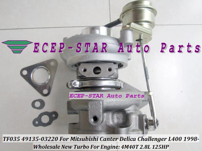 TF035 49135-03220 Turbocharger For MITSUBISHI Canter Delica L400 1998- 4M40 2.8L 125HP (2)