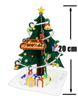 Красивая рождественская елка модельные наборы для детей Взрослые рождественские бумажные цветы модели ручной работы Семейные игры игрушки хобби
