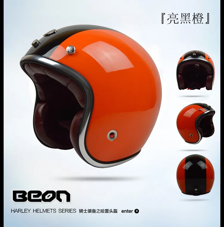 BEON moto CASCO CAPACETE с открытым лицом beon винтажный мотоциклетный rcycle шлем кожаный внутренний коврик реактивный Ретро скутер шлем сертификации ECE