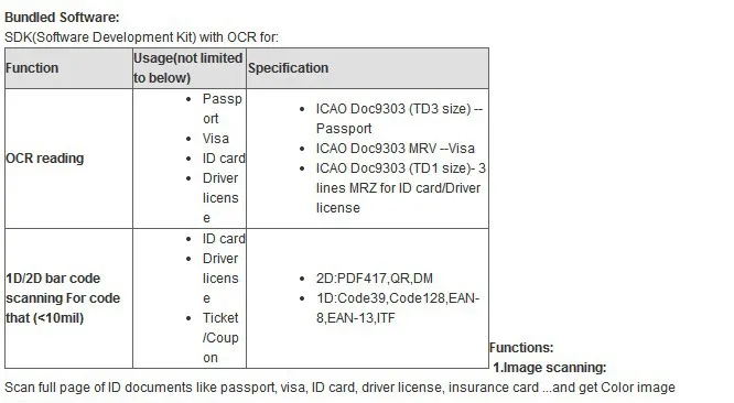 Киоск считыватель ID карт OCR считыватель паспорта MRZ сканер паспорта отель стойка сканирования водительские права сканер Видимый+ IR+ UV