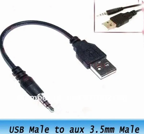 200 шт. 3,5 мм "папа" в USB "Мама", или передачи данных со штекером для синхронизации разъём кабельный переходник для iPod Shuffle 2nd Gen mp3 mp4 телефон