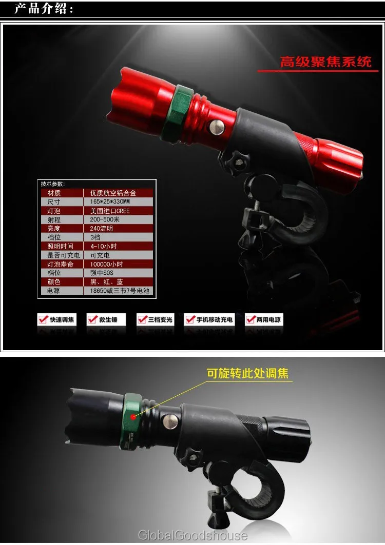 Sale Whole Sale 100sets/lot Cree Q5 bicycle light bike light Torches LED Flashlight Lamp imported specialty Zoom+ Battery + Charger 4 Sale Whole Sale 100sets/lot Cree Q5 bicycle light bike light Torches LED Flashlight Lamp imported specialty Zoom+ Battery + Charger 4