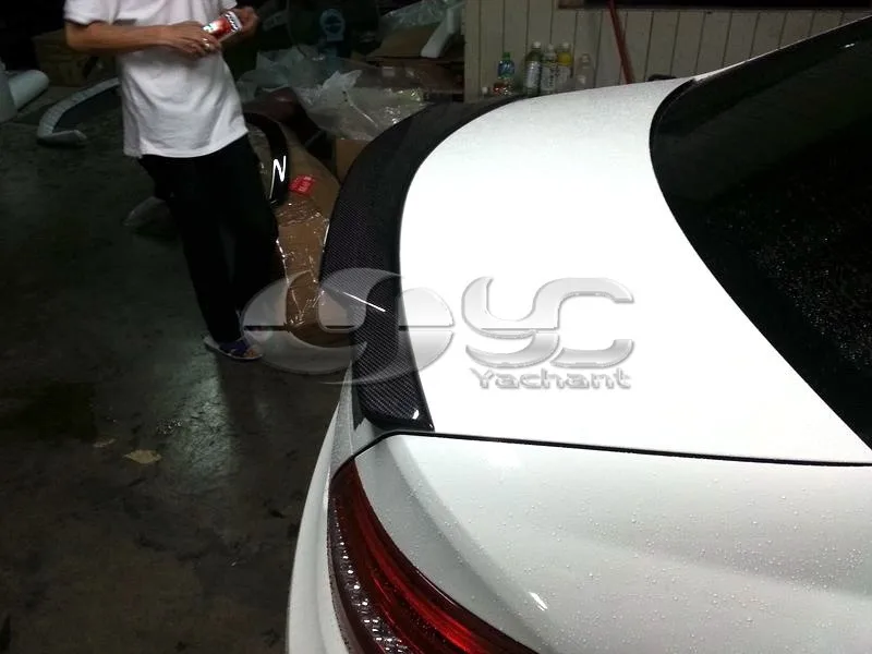 FRP Волокно Стекло РНТ c74 Стиль задний спойлер, пригодный для 2008-2013 Mercedes Benz W204 C класса