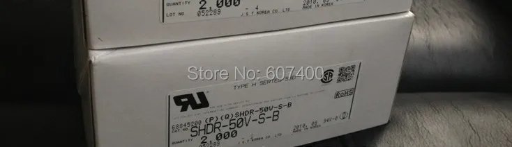 SHDR-50V-S-B(P) CONN корпус SHD 50POS 1 мм белые Соединители Клеммы корпуса новые и оригинальные детали SHDR-50V-S-B