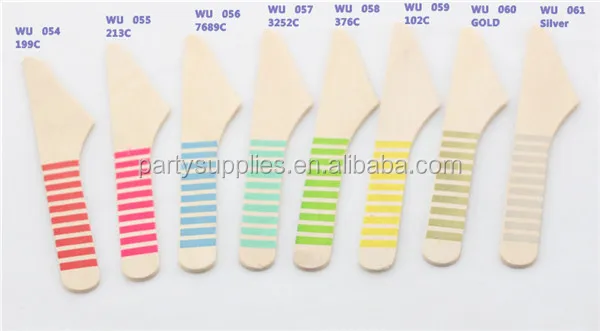 08 Stripe Wooden Knife