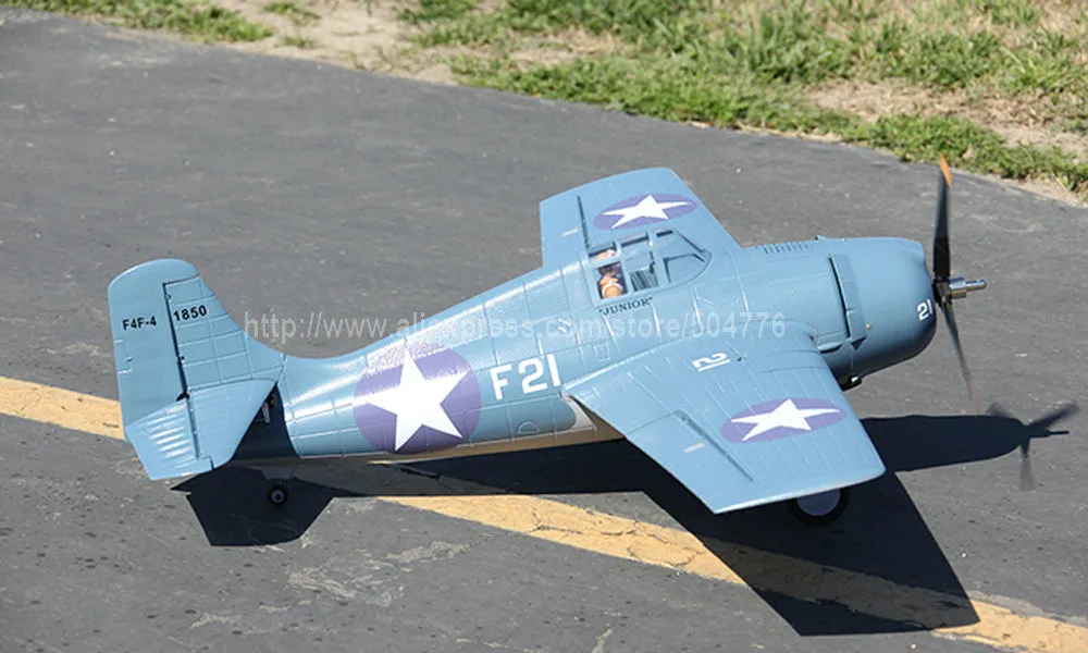 Версия PNP RC самолет F4F-1 мировая война два самолета со складными крыльями