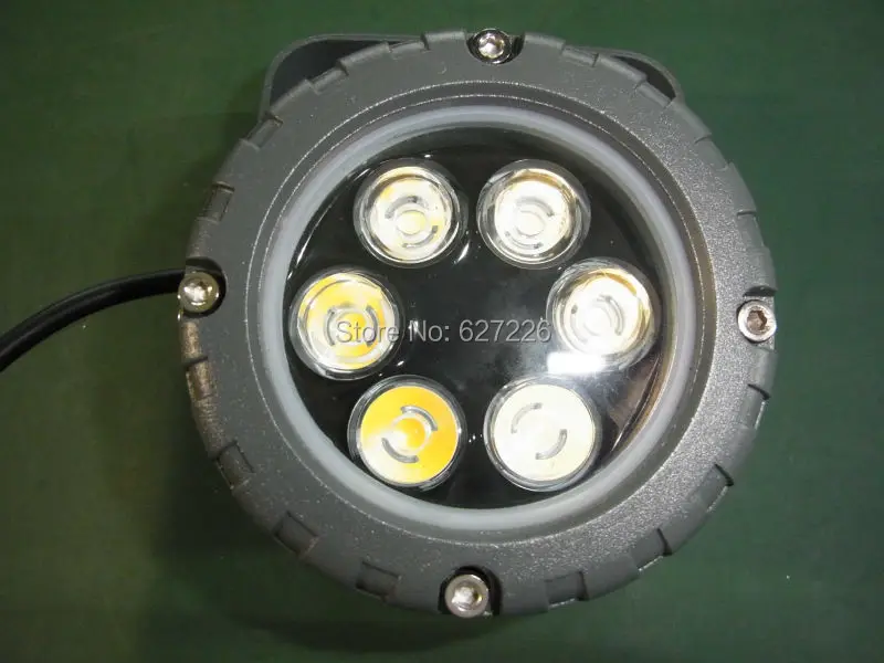 DC24V 6 Вт 600lm красные, синие зеленый yllow белый/теплый белый Высокое качество супер яркий IP65 Светодиодный прожектор, открытый Прожекторы