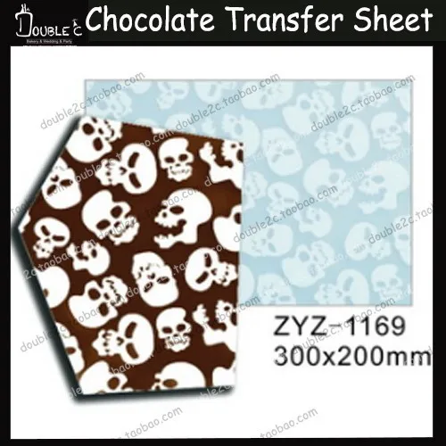 chocolate transfer sheet1014
