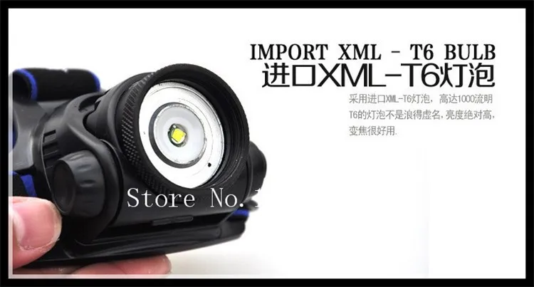 Горячая продажа cree xml-T6 светодиодный фонарь для велосипеда Водонепроницаемая перезаряжаемая Светодиодная лампа налобный фонарь для езды