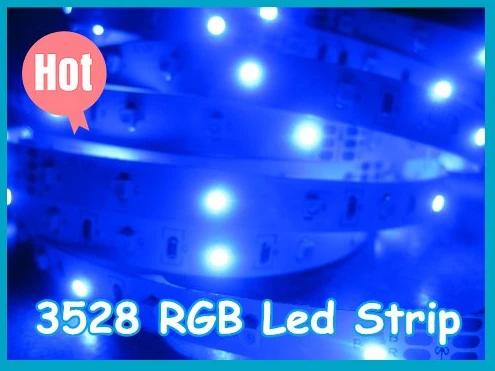Из светодиодов ленты 5 м 12 В RGB 3528 300 светод. non-водоустойчивая свет лампы 60 светод. / м 5 м / Roll 5 м/лот бесплатная доставка